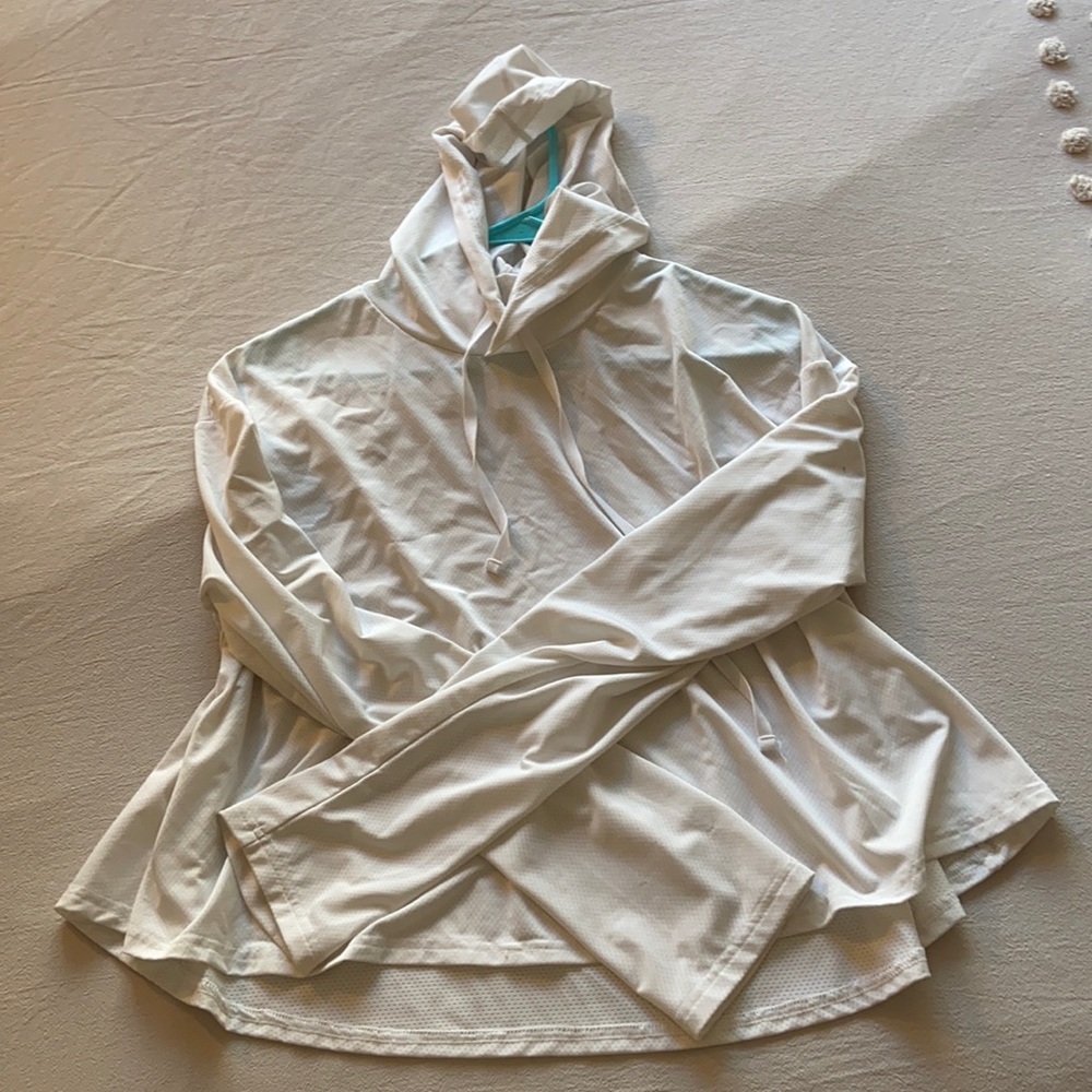 Fabletics Mesh Cropped Hoodie